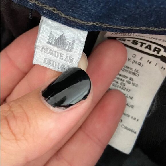 NWT G-Star 3301 Contour Skinny Glaze Dark Size 27 - Picture 7 of 12